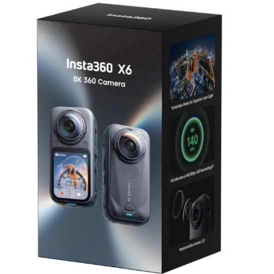 Camera Insta360 X6 Essentials Bundle Midnight Black